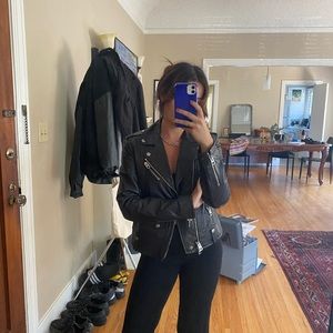 COACH AUTHENTIC LEATHER MOTO JACKET